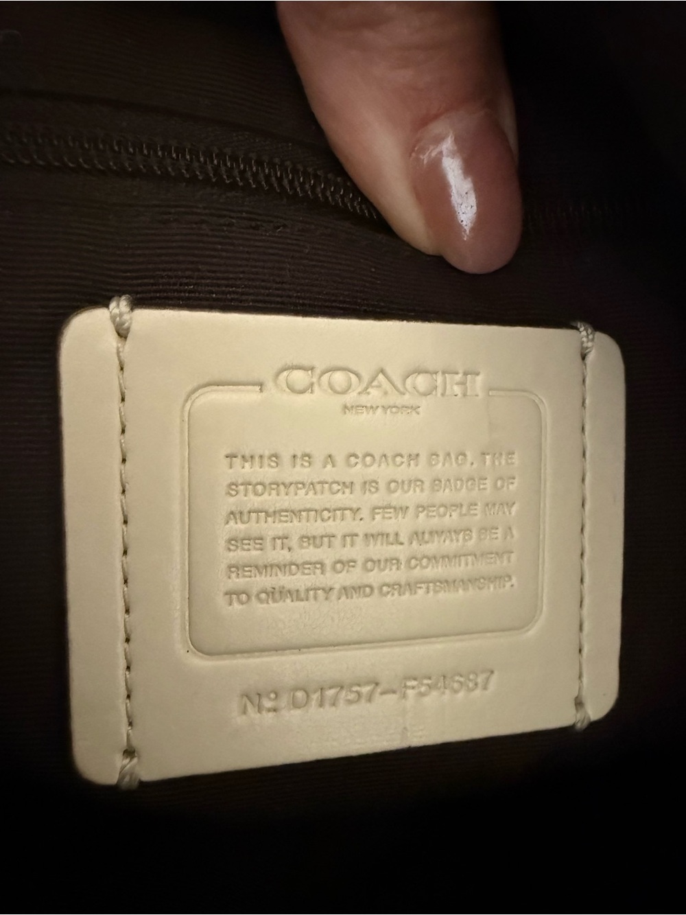 Coach Pebbled Leather Tote - Picture 11 of 11